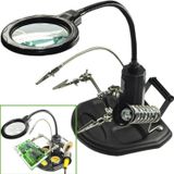 Wellhise Acn-129 Masa Üstü Ledli Mini Büyüteç Havya Stand Pcb Tutucu