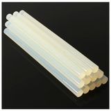WellHise Beyaz Çubuk Silikon 11mm Kalın Sıcak Mum Silikon 22cm 10 ADET - 11mm.
