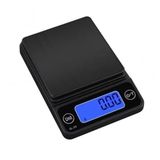 WellHise Hassas Terazi 300gr / 0.01g Siyah Işıklı Ekran Mücevher,Bozuk Para,Takı,Mutfak Terazisi