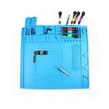 Wellhise S-160 45x30 cm Mıknatıslı Isıya Dayanıklı Silikon Tamir Pedi