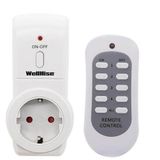 WellHise Tekli Uzaktan Kumandalı Priz 1+1 3680W