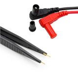 WellHise WL0010 SMD Prob Kıskaçlı SMD Prob Smd Test Probu Direnç Kapasite Bobin Diyot Multimetre Prob Cımbız Prob