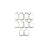 Welline Wellline 10 Adet Cam Kavanoz Oda Kokusu Şişesi Küçük Vazo Kapaklı 10X50 ml