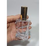 Welline Wellline Cam Yeniden Doldurulabilir Sprey Kolonya Parfüm Şişesi 50 ml Gold Kapaklı 10 Adet, PRFM-002 - Standart