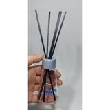 wellLine 1 Adet Boş Oval Şişe Esas Bambu Çubuklu Oda Kokusu Için 75 ml 5 Adet Bambu Çubuklu