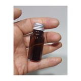 Wellline 10 Adet 10Ml Çok Amaçlı Cam Şişe Küçük Gümüş Kapak Ve Tıpalı Oda Kokusu Esans Yağ Şişesi Amber Renk 8697431702365