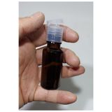 Wellline 10 Adet Boş Filtop Damlakapaklı Kolonya Şişesi Doldurulabilir Cep Amber Renk Cam Parfüm Şişesi 20 Ml 8697431732568