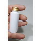 Wellline 10 Adet Boş Gold Kapaklı Kolonya Şişesi Doldurulabilir Cep Plastik Parfüm Şişesi 30 Ml 869743171972541