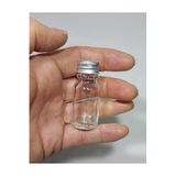 Wellline 10 Adet Boş Şişe Gümüş Renk Kapaklı Kolonya Şişesi Doldurulabilir Cep Cam Parfüm Şişesi 10 Ml 8697431712325