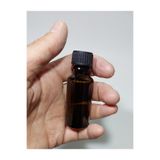 Wellline 10 Adet Boş Siyah Kapaklı Kolonya Şişesi Doldurulabilir Cep Amber Renk Cam Parfüm Şişesi 20 Ml 8697431773968