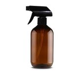 Wellline 100 Adet - 500Ml Boş Plastik Kahverengi Konik Pet Şişe, Siyah Sprey Başlıklı 8697431744285