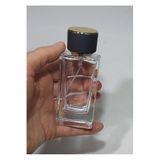 wellLine 2 Adet Cam Kolay Kapama Sprey Kolonya Parfüm Şişesi 50 Ml - Boş Şişe Gold Siyah Kapaklı, PRFM-0027132