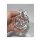 wellLine (2 Adet) Cam Yeniden Doldurulabilir Sprey Kolonya Parfüm Şişesi 100 Ml - şeffaf kapaklı Boş Şişe