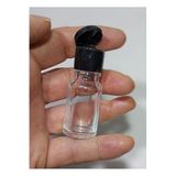 Wellline 25 Adet Boş Şişe Fliptop Siyah Kapaklı Kolonya Şişesi Doldurulabilir Cep Cam Parfüm Şişesi 10 Ml 8697431792325