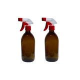 Wellline 2'Li Amber Cam Köpük Sabun Yapıcı Bulaşık,Banyo Deterjanı Şişesi Sabunluk 500Ml 869743174625