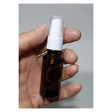 Wellline 3 Adet Boş Amber Renk Cam Şişe Spreyli Kolonya Şişesi Doldurulabilir Cep Parfüm Şişesi 20 Ml 8697431742745