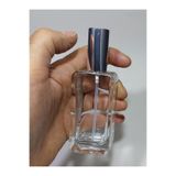 Wellline (4 Adet) Cam Yeniden Doldurulabilir Sprey Kolonya Parfüm Şişesi Gümüş Renk Kapak 50 Ml - Boş Şişe 86974314748