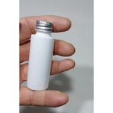 Wellline 50 Adet Boş Silver Gümüş Renk Kapaklı Kolonya Şişesi Doldurulabilir Cep Plastik Parfüm Şişesi 30 Ml 869743171242179