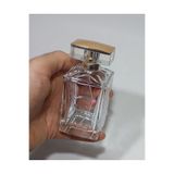 Wellline (50 Adet) Cam Yeniden Doldurulabilir Sprey Kolonya Parfüm Şişesi 100 Ml-Gold Şeffaf Kapaklı Boş Şişe 8697431748293