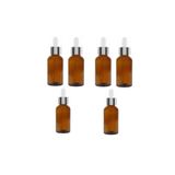 Wellline 50 Cc Cam Damlalıklı Amber Şişe [50 Cc=50Ml X 6 Adet] / Ecza Şişesi/Dropper Şişe 869743170635