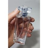 Wellline Cam Yeniden Doldurulabilir Sprey Kolonya Parfüm Şişesi 50 ml - Şeffaf Kapaklı Boş Şişe 10 A - Çok Renkli