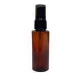wellLine Petçi Cam Salih Boş Fısfıs Plastik Sprey Şişe 50 ml Amber Renk Şişe Siyah Renk Sprey 5 Adet