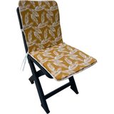 Wellmop Lüks Aralıklı Sandalye Minderi 45X90X4 cm 3 Adet