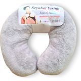 Wellmop Seyahat Gri Boyun Yastığı