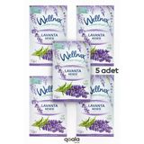 Wellnax ( 5 Adet) Lavanta Kesesi | Dolap Ve Çekmece Kokusu | Rutubet Önleyici Kese, Askılı Dolap Kokusu