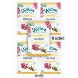 Wellnax ( 5 Adet) Valerian | Dolap Ve Çekmece Kokusu | Rutubet Önleyici Kese, Askılı Dolap Kokusu