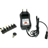 Wellpower 30W Ayarlanabilir Adaptör 3V/4.5V/5V/6V/7.5V/9V/12V 6 Farklı Uç Çeşidi ile Kullanıma Uygun