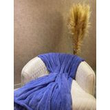 Wellsoft Battaniye, Televizyon Battaniyesi, Peluş, Polar Battaniye, Tek Kişilik, 170 * 230-Lila