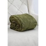 Wellsoft Battaniye, Televizyon Battaniyesi,peluş, Polar Battaniye,çift Kişilik 220 * 230 Haki - 0,6 x 19 x 29 cm