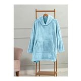 Wellsoft Kapsonlu Giyilebilir Tv Battaniyesi Unisex Over Size