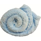 Wellsoft Teddy Battaniye - Açık Mavi - 180 x 195 cm