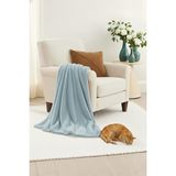 Wellsoft Tv Battaniyesi – Ultra Yumuşak, Sıcak, Hafif – Çift Kişilik - 170 x 230 cm - Açık Mavi