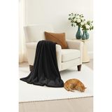 Wellsoft Tv Battaniyesi – Ultra Yumuşak, Sıcak, Hafif – Çift Kişilik - 170 x 230 cm - Siyah