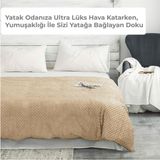 Wellsoft Yorgan / Ağırlıklı Battaniye Nevresimi Tek Kişilik Kış ve Bahar Ayları Için, 160X220CM Bej