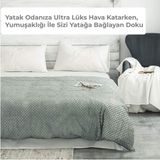 Wellsoft Yorgan / Ağırlıklı Battaniye Nevresimi Tek Kişilik Kış ve Bahar Ayları Için, 160X220CM Gri