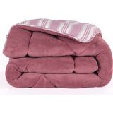 Wellsoft Yorgan Tek Kişilik Soft Line Bordo - 155 x 215 cm