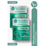 Wellvalens Carnizinc L-Karnitin 1000 Mg + Çinko 2 Kutu 60 Tablet