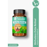 Wellvalens Evita Retinol Cilt Yenileme Anti-Aging Antioksidan 60 Kapsül Vitamin A 1000 µg Vitamin E 70 mg - Aromasız