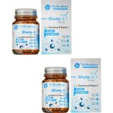Wellvalens Gluta-C Glutatyon 500 Mg + Vitamin C Ikili Paket | Antioksidan & Cilt Işıltısı Desteği 60 Kapsül - İkili Paket
