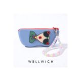 wellwich Silikon Kalemlik ve Gözlük Kılıfı Çok Amaçlı Fermuarlı Organizer Mavi Renk