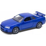 Welly 1:32 Nissan Skyline Gtr R34 Çek Bırak Araba