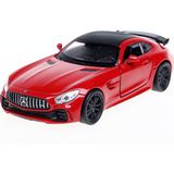 Welly 1:34 Mercedes Amg Gt-R Diecast Model Araba -Kırmızı