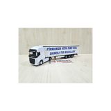 WELLY 25 cm uzunlukta 1/64 ölçek BEYAZ VOLVO FH4 TIR MAKETİ (firma ismi yazılabilir)