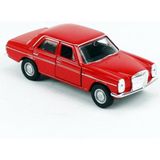 Welly 43686 1/34-1/39 Ölçek Mercedes Benz 220, Kırmızı, Çek-Bırak Mekanizmalı Oyuncak Metal Araba
