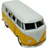 WELLY Çek Bırak Araba 1:32 Volkswagen T1 Bus - 49764- Sarı
