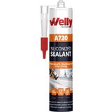 WELLY Duvar Çıtası Yapıştırıcısı Beyaz Silikon Mastik 450 gr Öz Dinamik